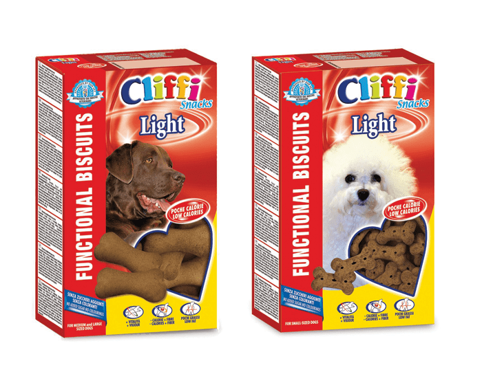 Cliffi Light biscotti ipocalorici per cani. Shop on line